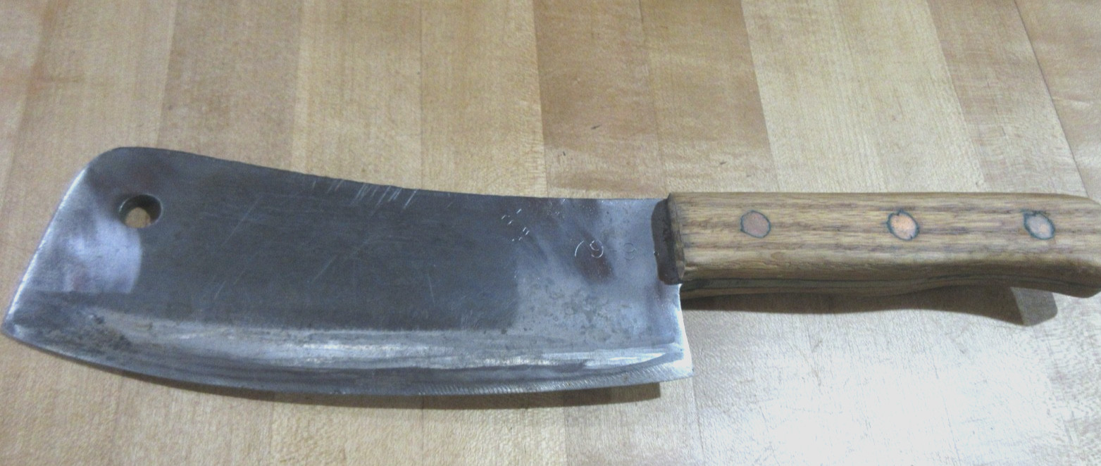 Vintage White Meat Cleaver 79-9.  (ll)