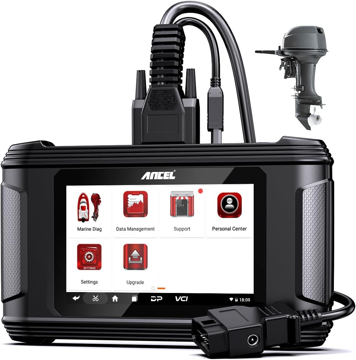 ANCELMR500 For YAMAHA Marine Diagnostic Scanner Outboard Motor Fault Code Reader