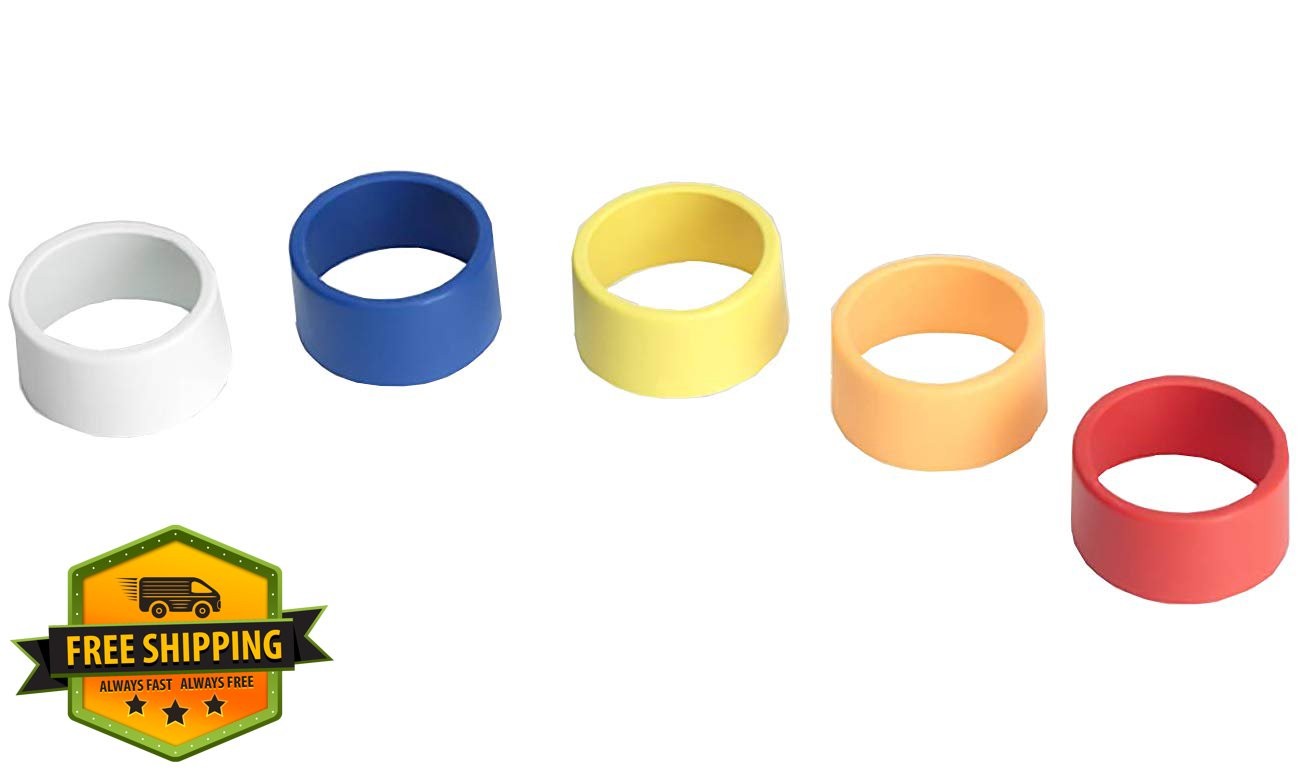 Shure Transmitter ID Rings 5pc Colored Set