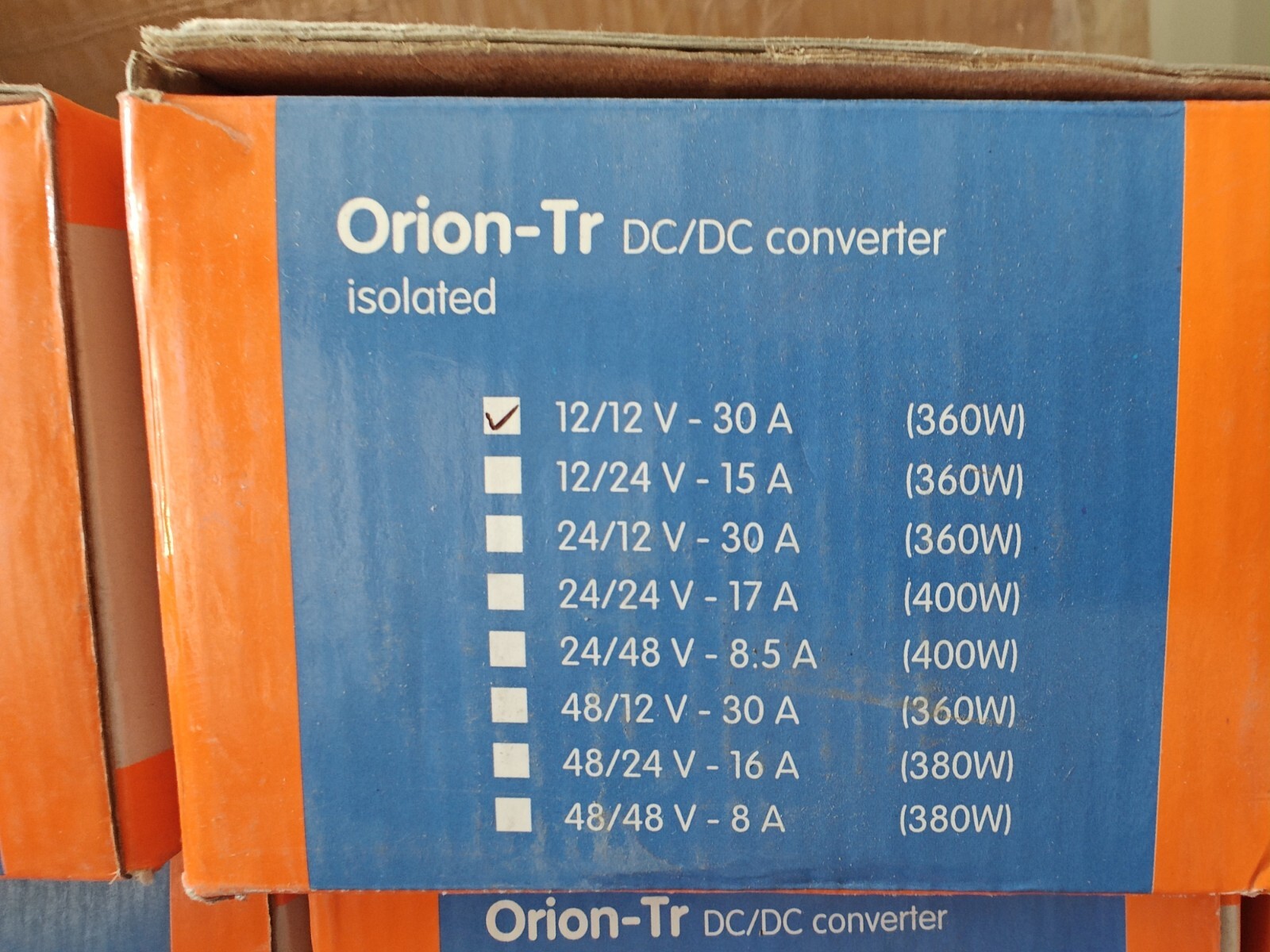 Victron Energy Orion-Tr 12/12V 30A 360W Isolated DC-DC Converter ORI121240110