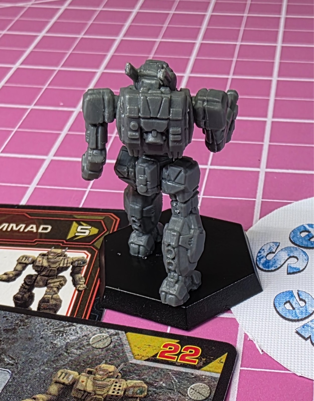 BattleTech Valkyrie Mech -- Inner Sphere Command Lance + Cards