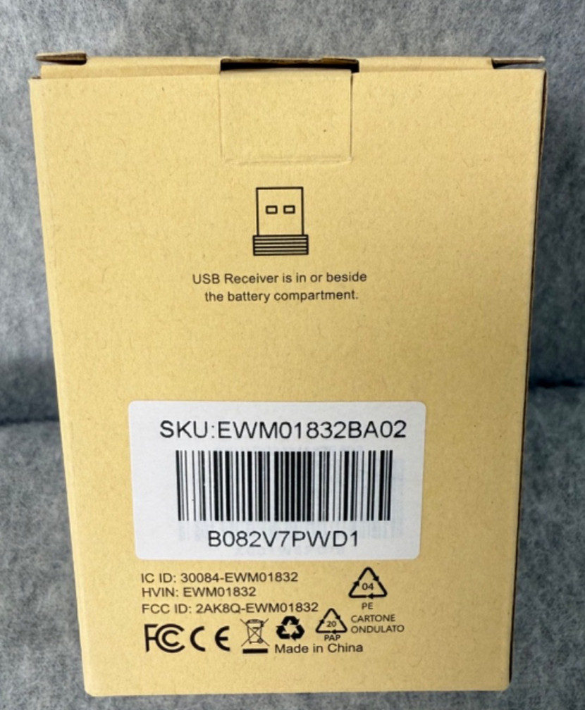 TECKNET Wireless USB Mouse Model EWM01832 New Original Box
