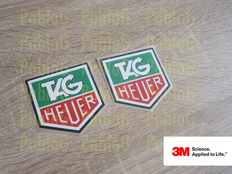 Tag Heuer decal set X2 units vinyl stickers stickers ステッ
