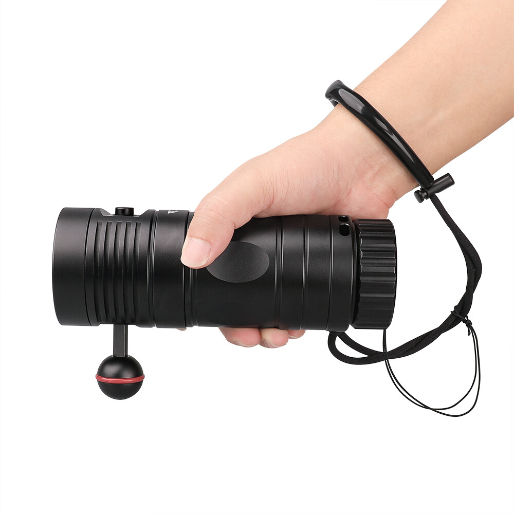 TustFire DF90 Kit 15000Lumen Brightest LED Diving Light Waterproof Flashlight