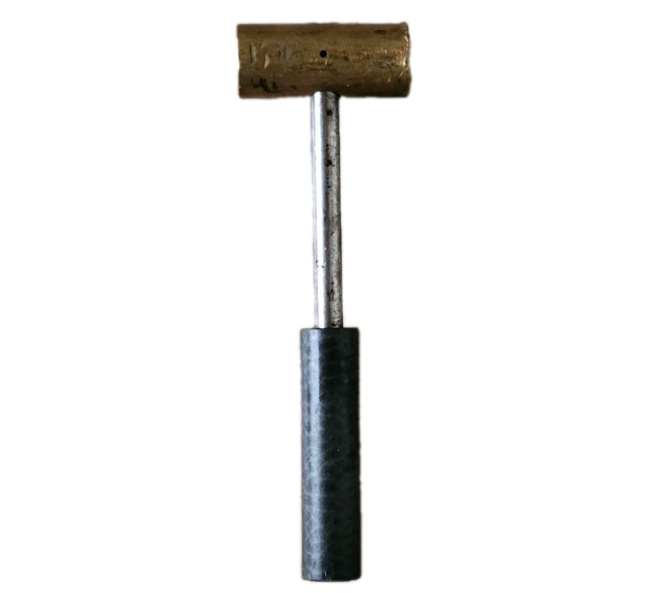 Vintage Brass Hammer Mallet Heavyweight Carpentry Tool