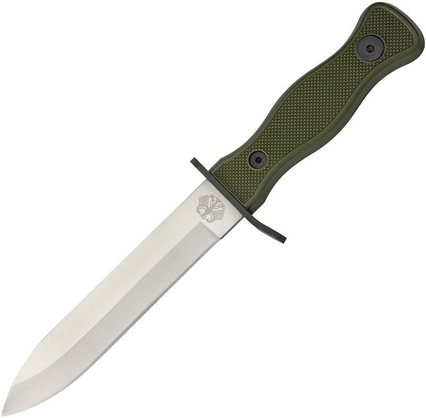Miscellaneous Fixed Knife Stainless Blade Checkered Composition Handle- BS016630