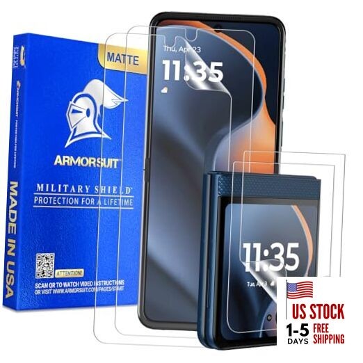 2+2 Pack Paper-Feel Screen Protector for Motorola Razr (2025/2024) Case