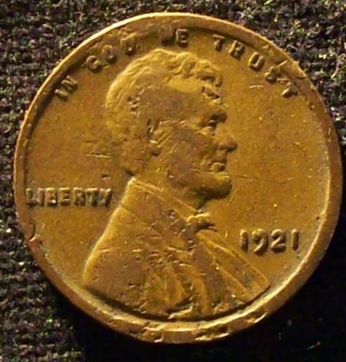 1921-P Lincoln Wheat Cent