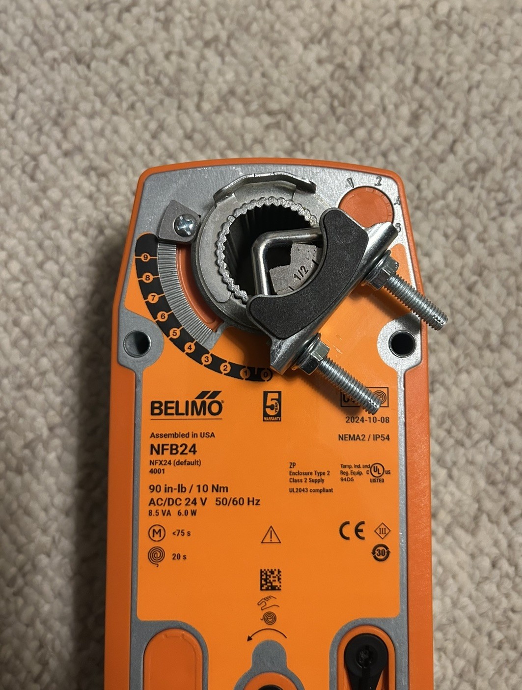 Belimo NFB 24 Actuator. See Description…