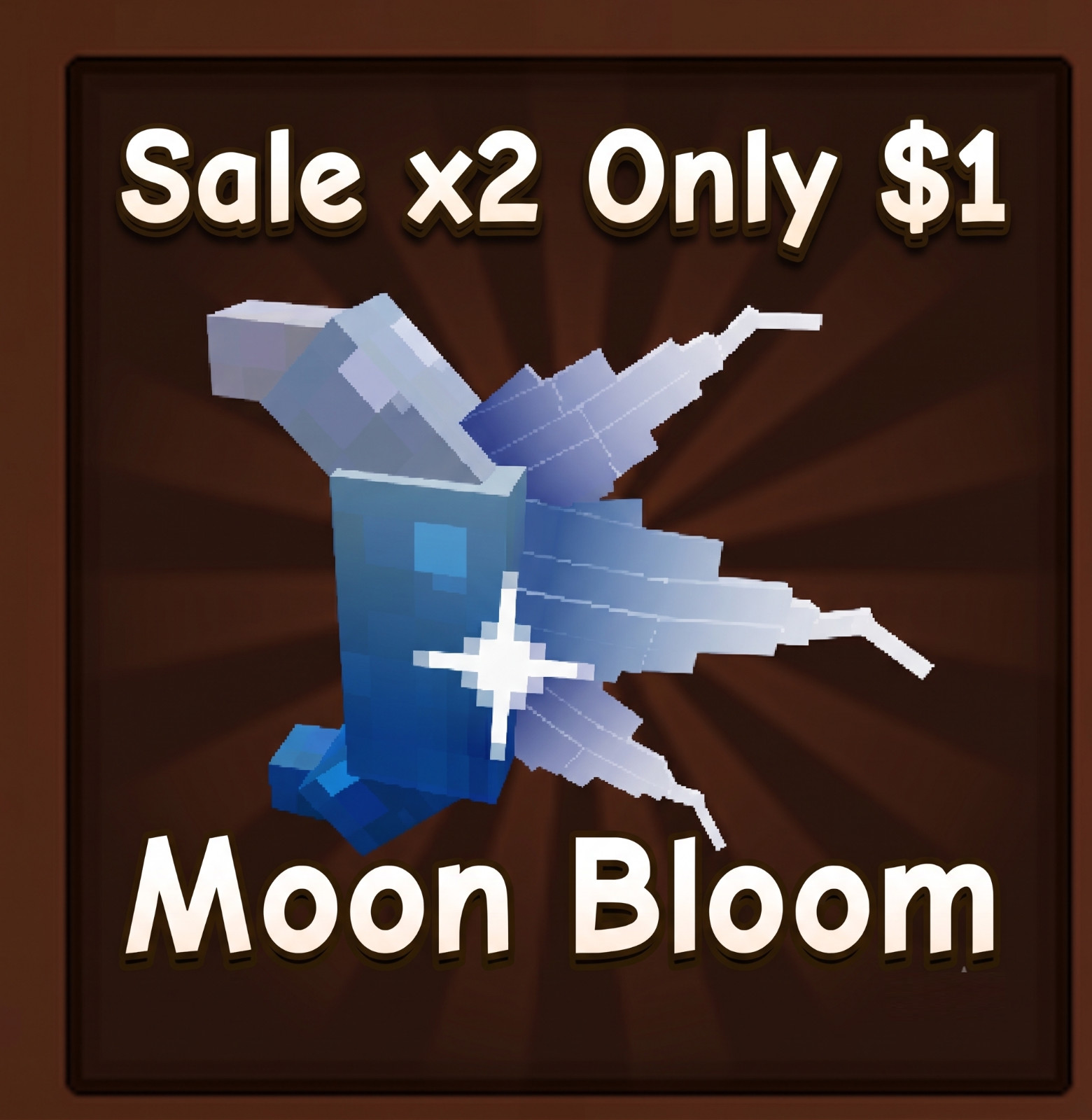 🌙 Moon Bloom Seed X2 🌙- GROW A GARDEN 2 🪴⚡FAST DELIVERY & CHEAP⚡SALE!