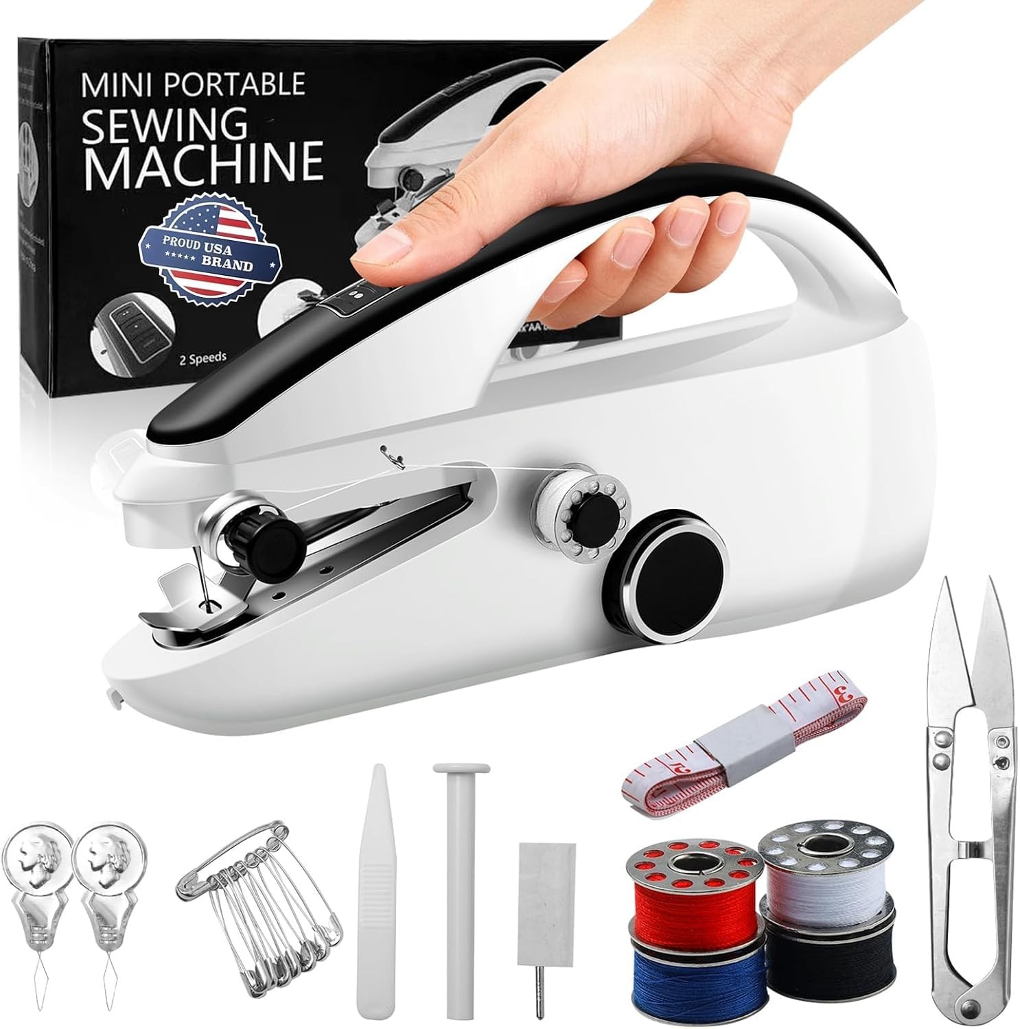 BIOEYFCOY Mini Sewing Machine Black
