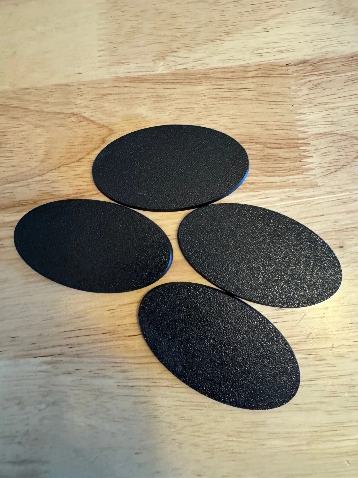 75x42mm 3d printed Plastic oval Bases 15, Miniature Wargaming, Fantasy, 40K