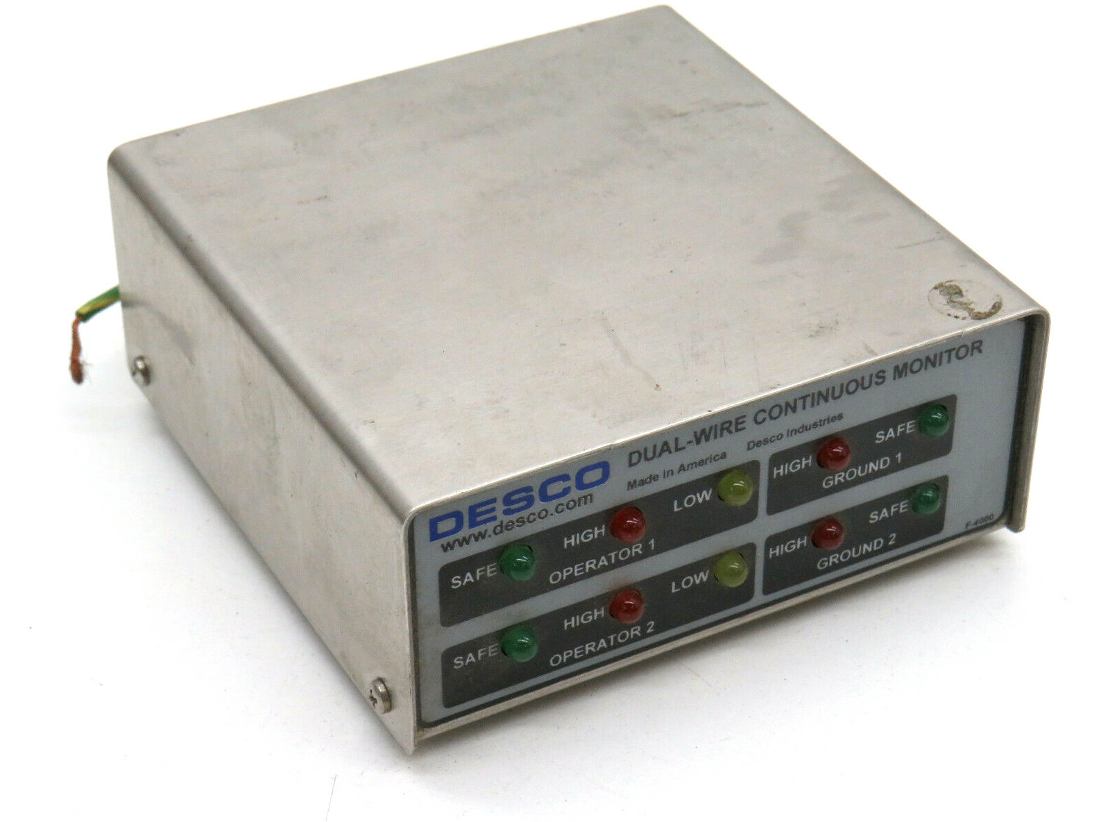 Desco F-4000 Dual-Wire Continuous Monitor 12VDC 500mA ASK-20257