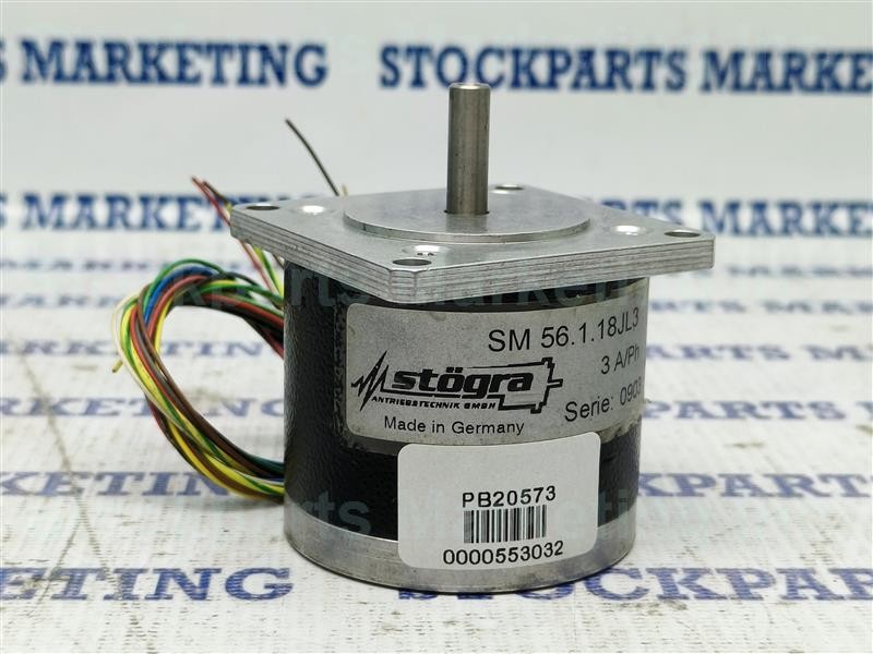 Stogra SM 56.1. 18JL3  SM 56118JL3 Stepper Motor 3 A/Ph Fast Shipping