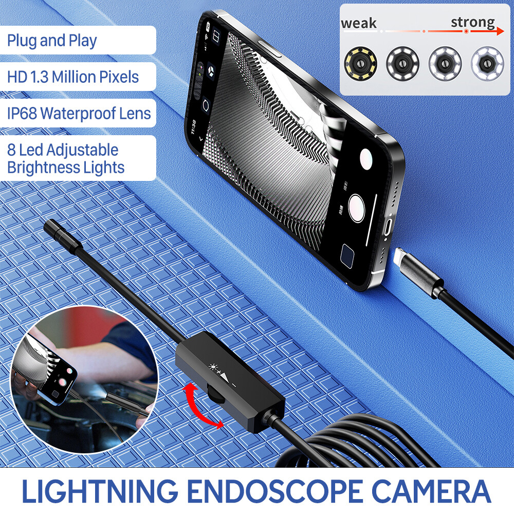 Endoscope Camera Industrial Endoscope 960P Digital Inspection Borescope