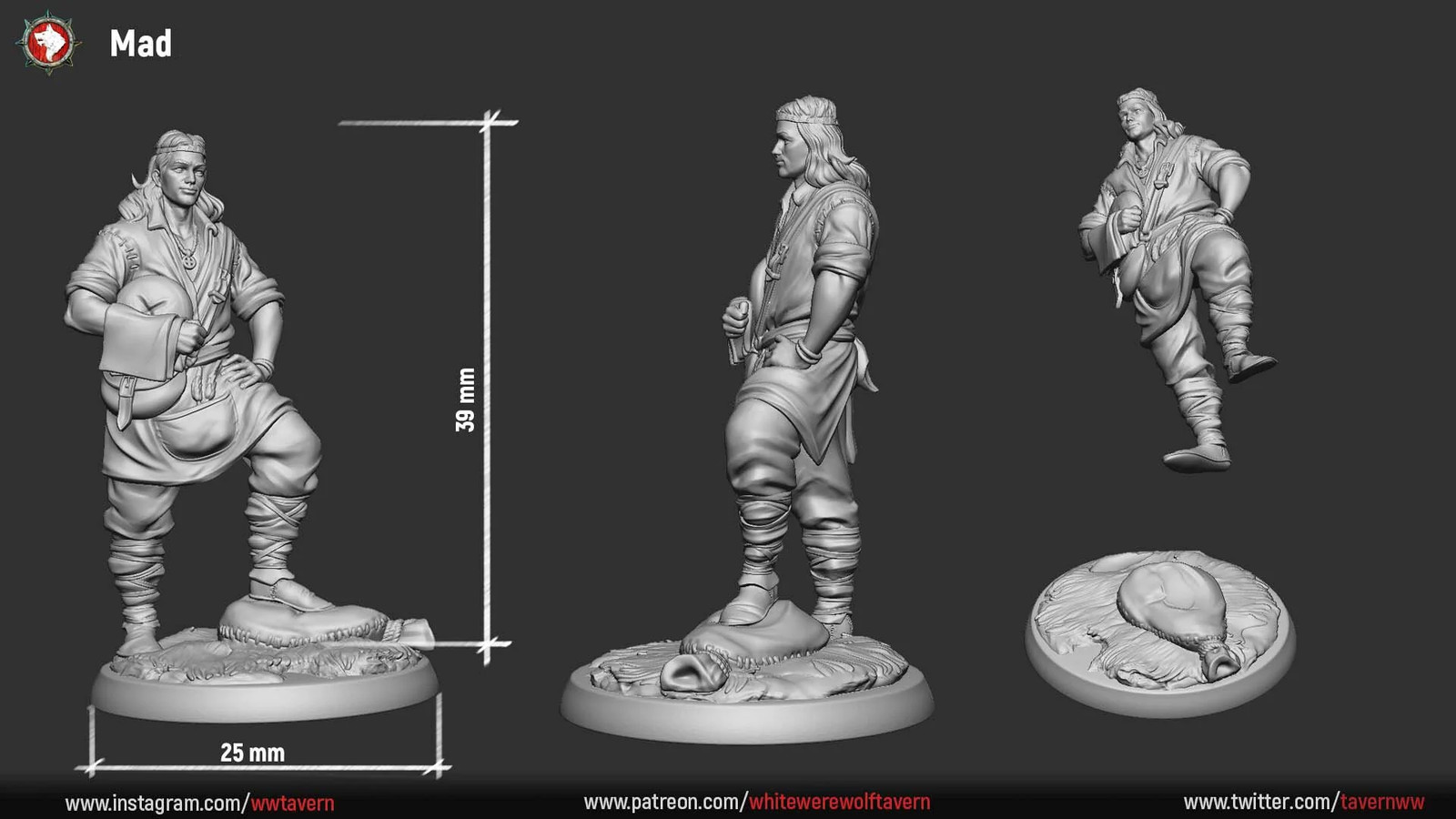Miller - Resin Tabletop Miniature