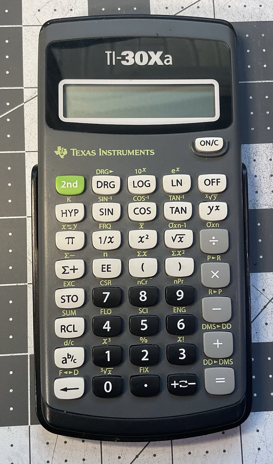 Texas Instruments TI-30Xa Scientific Calculator With Case Tested/Works