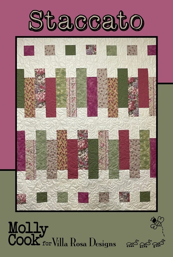Staccato Quilt Pattern - A Fat Quarter Quilt