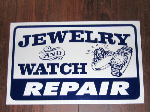 General Business Sign: Jewelry and Watch Repair
