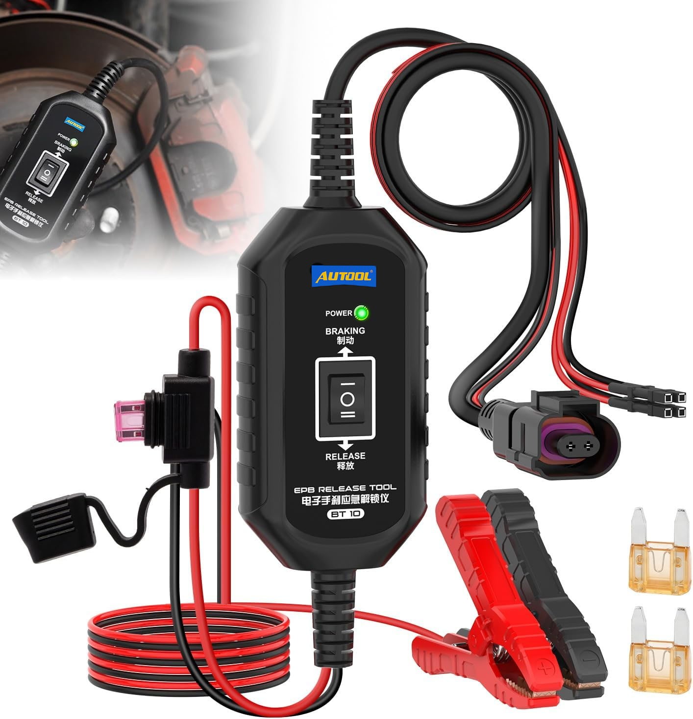BT10 EPB Emergency Release Tool Electronic Parking Brake Release and Reset Tool