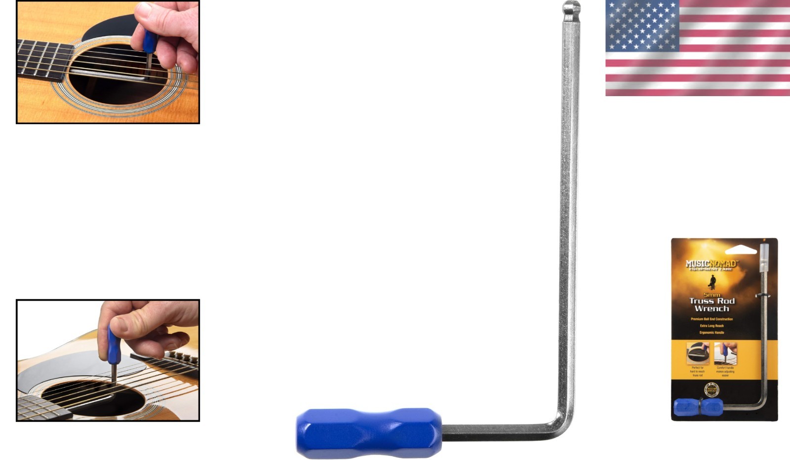 5mm Truss Rod Wrench for Martin Guitars - Ergonomic & Durable