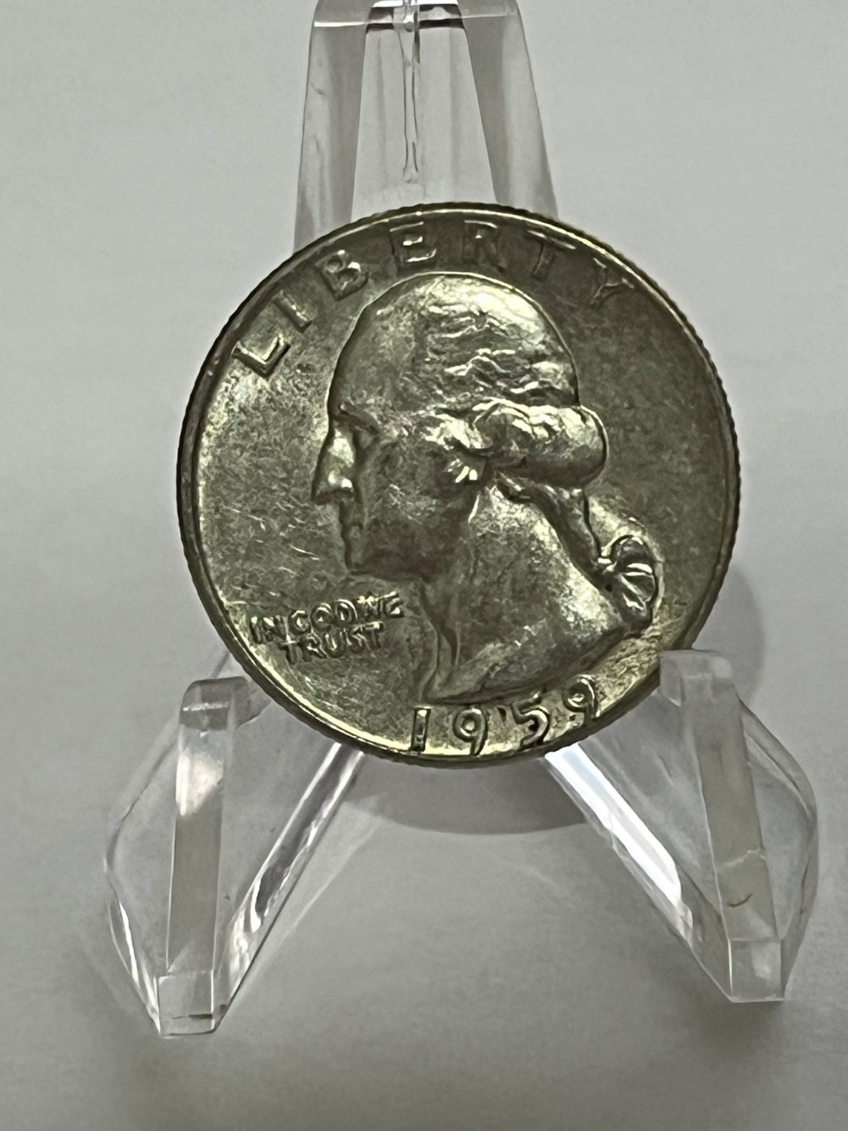 1959 D Washington Silver Quarter  25c  Circulated # TB18