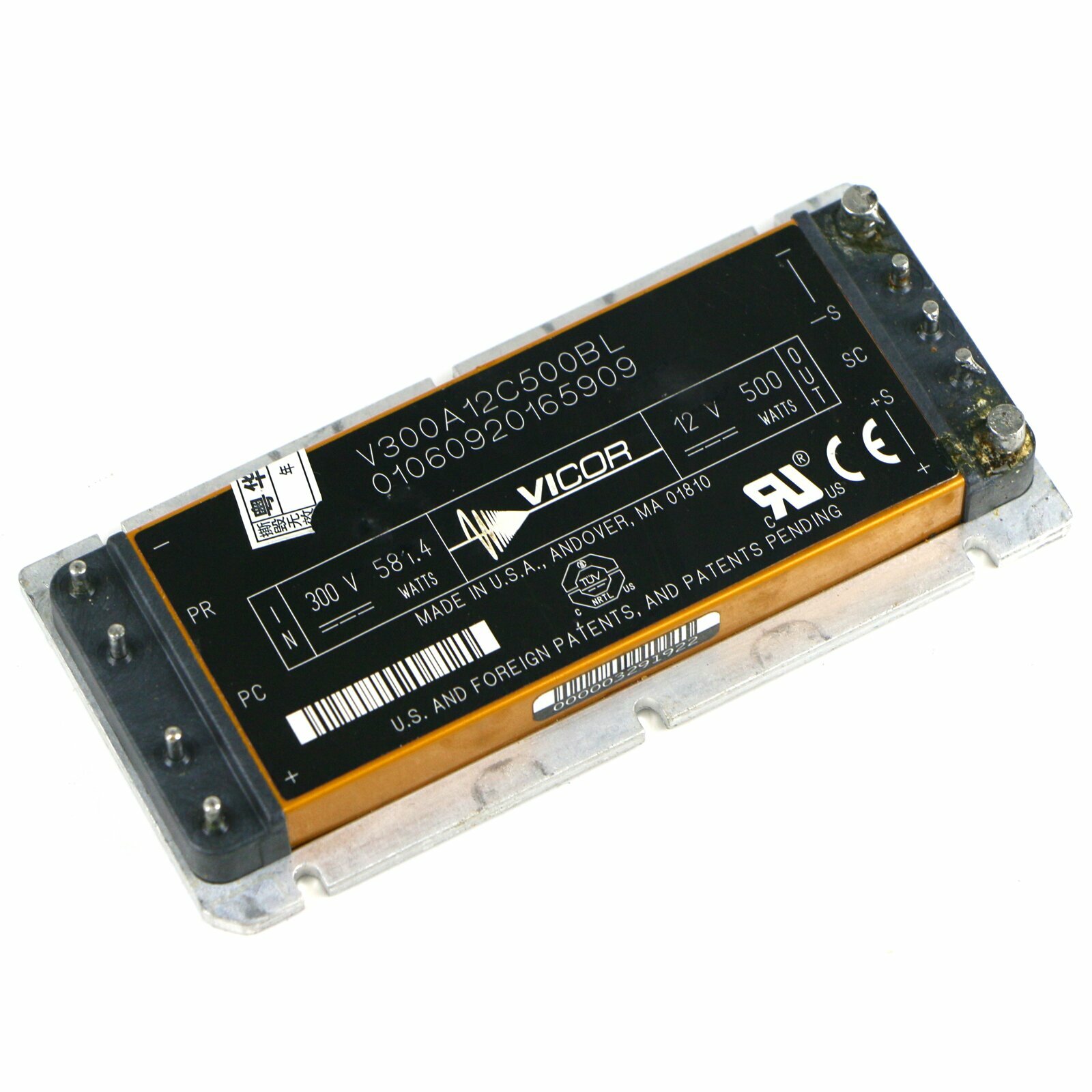 Used & Tested VICOR V300A12C500BL Power Supply Module