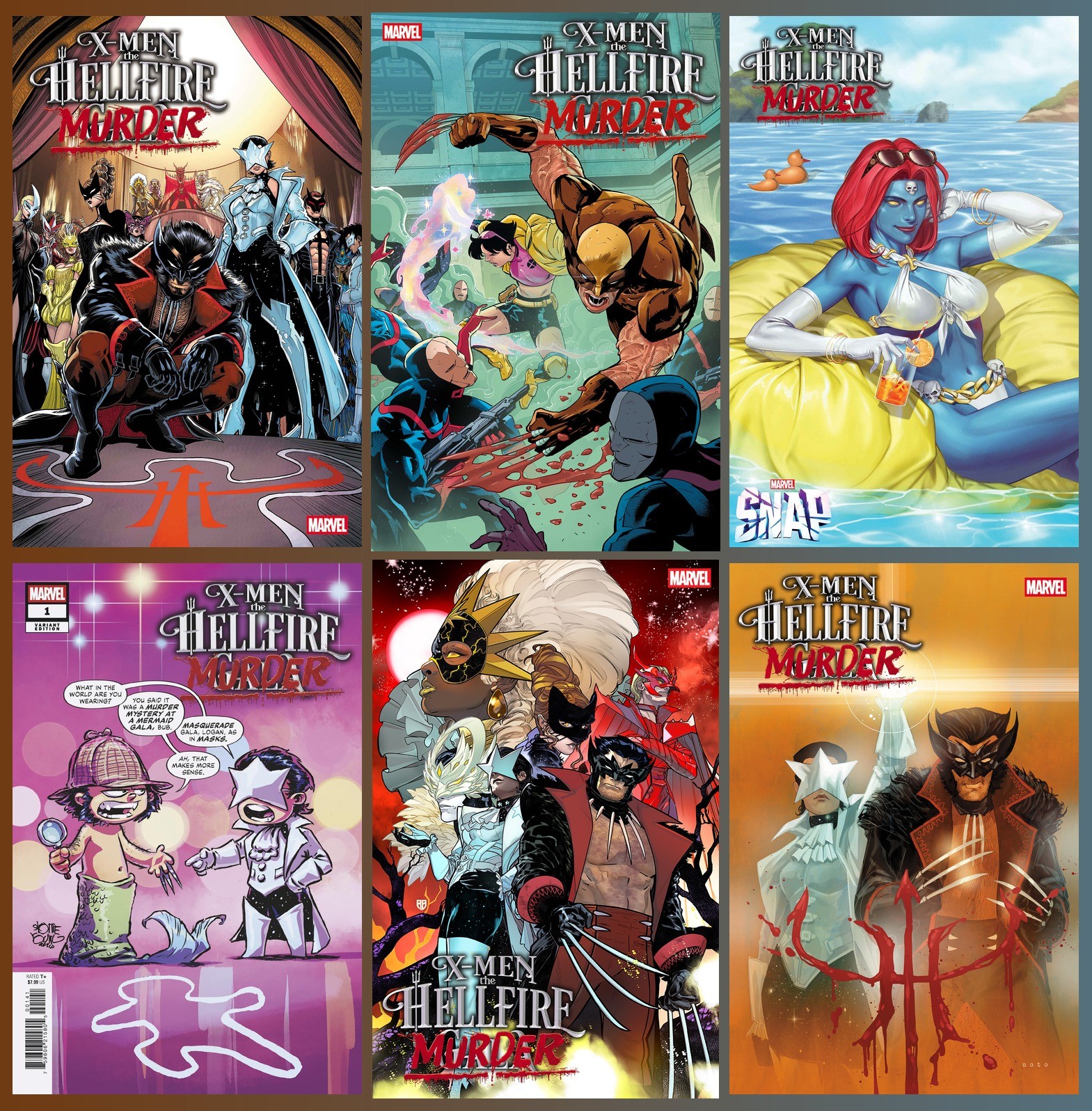 X-Men: The Hellfire Murder #1 - Pick Your Cover
