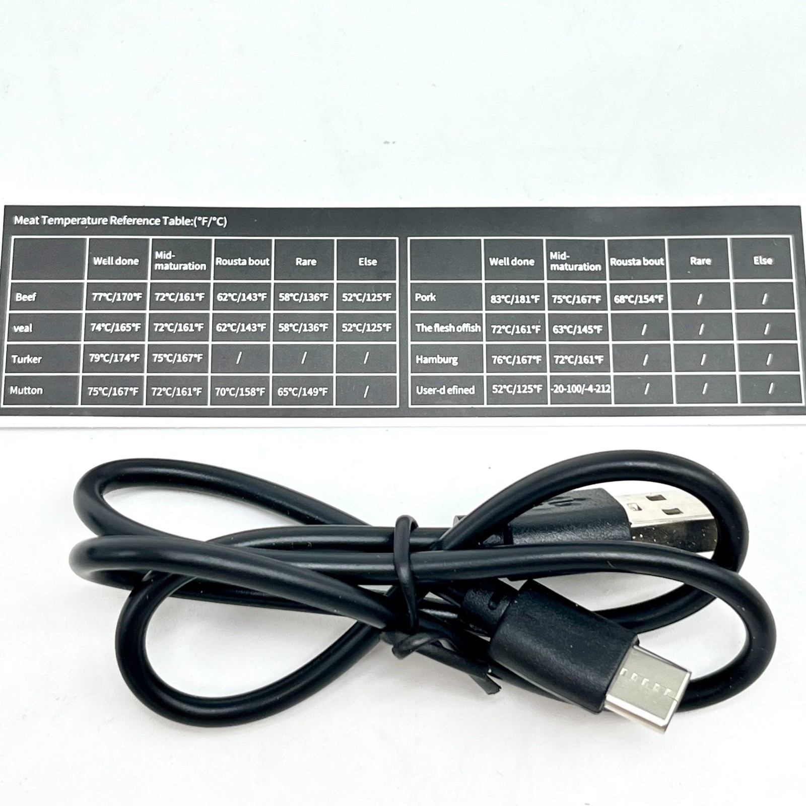 Dew Jom HK-W02 Dual Probe Wireless Meat Thermometer
