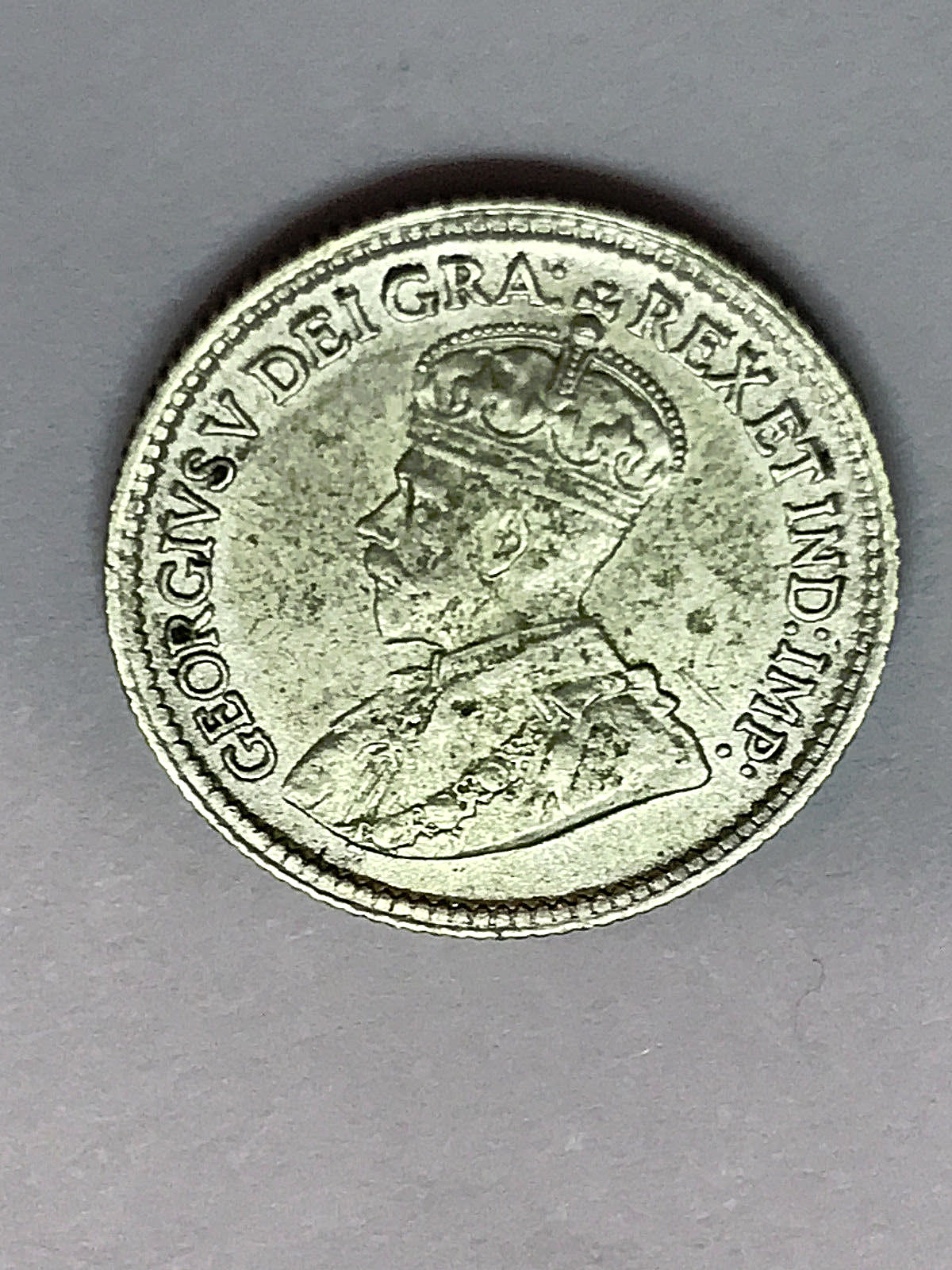 1920 Canadian Silver Five Cents XF+ #1963