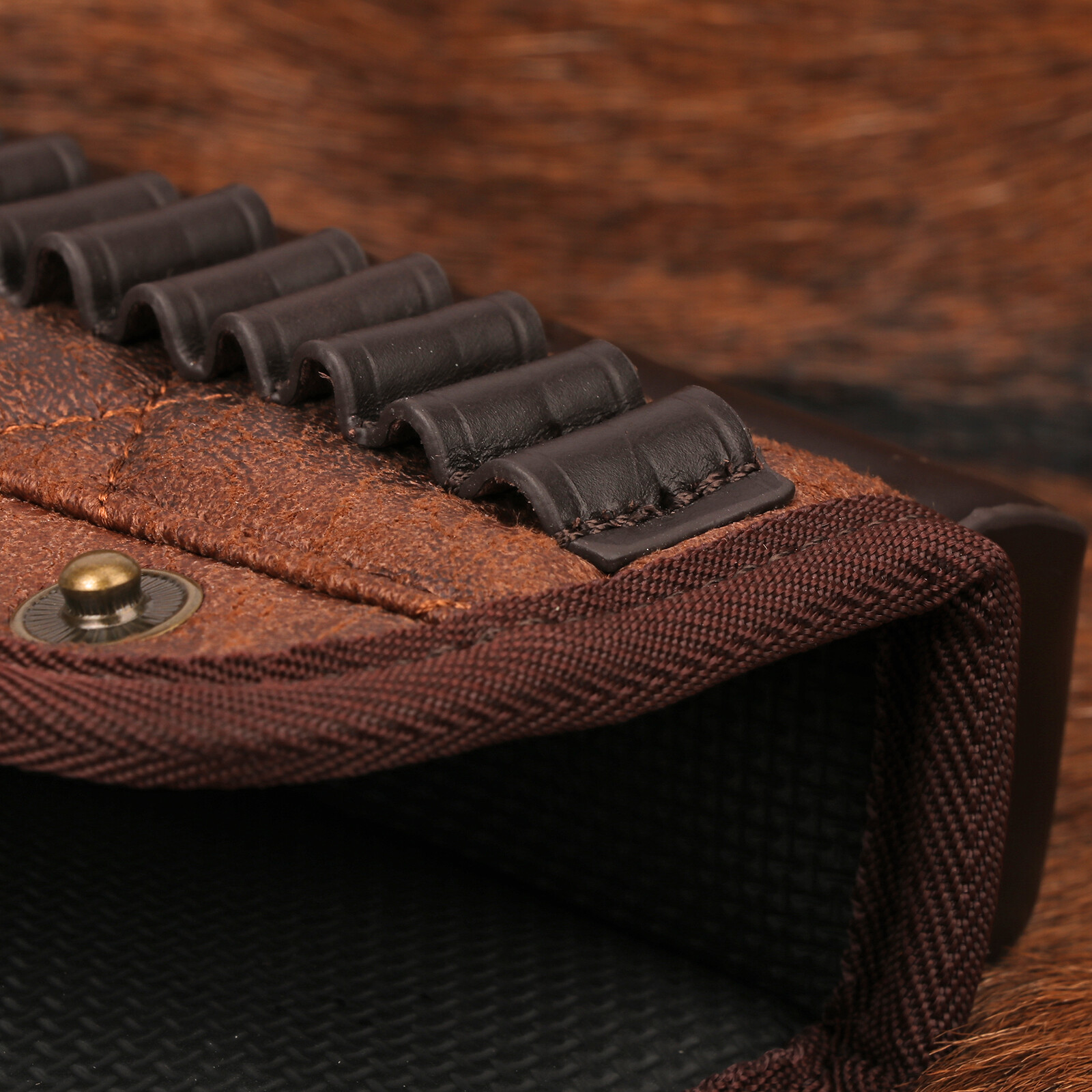 Tourbon Cheek Rest Comb Riser .22LR Cal Rifle Ammo Holder Padded PU& Leather US