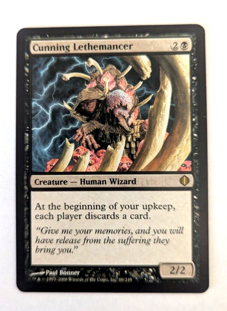 Magic Mtg Shards of Alara Cunning Lethemancer   near mint