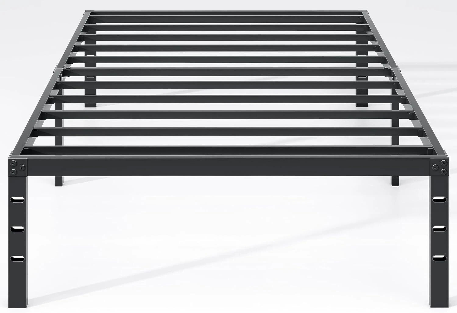 Metal Bed Frame,Twin Size Bed Frame with Storage Space,Heavy Duty Sturdy