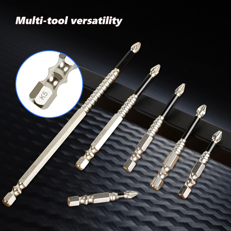 6X High Magnetic Screwdriver Drill Bit Set Super Magnetic Position Kit Anti-Slip