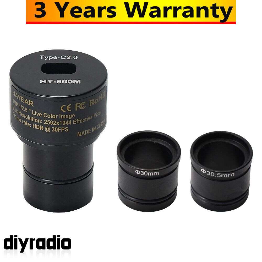 HAYEAR HY-500M 5MP Microscope Camera Digital Eyepiece USB Camera for Microscope