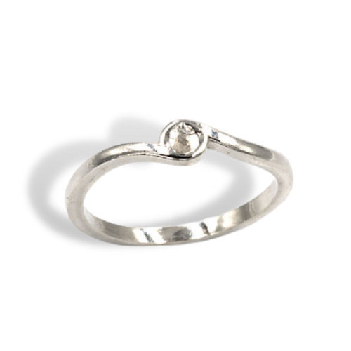 Pearl Swirl Band Ring Mounting