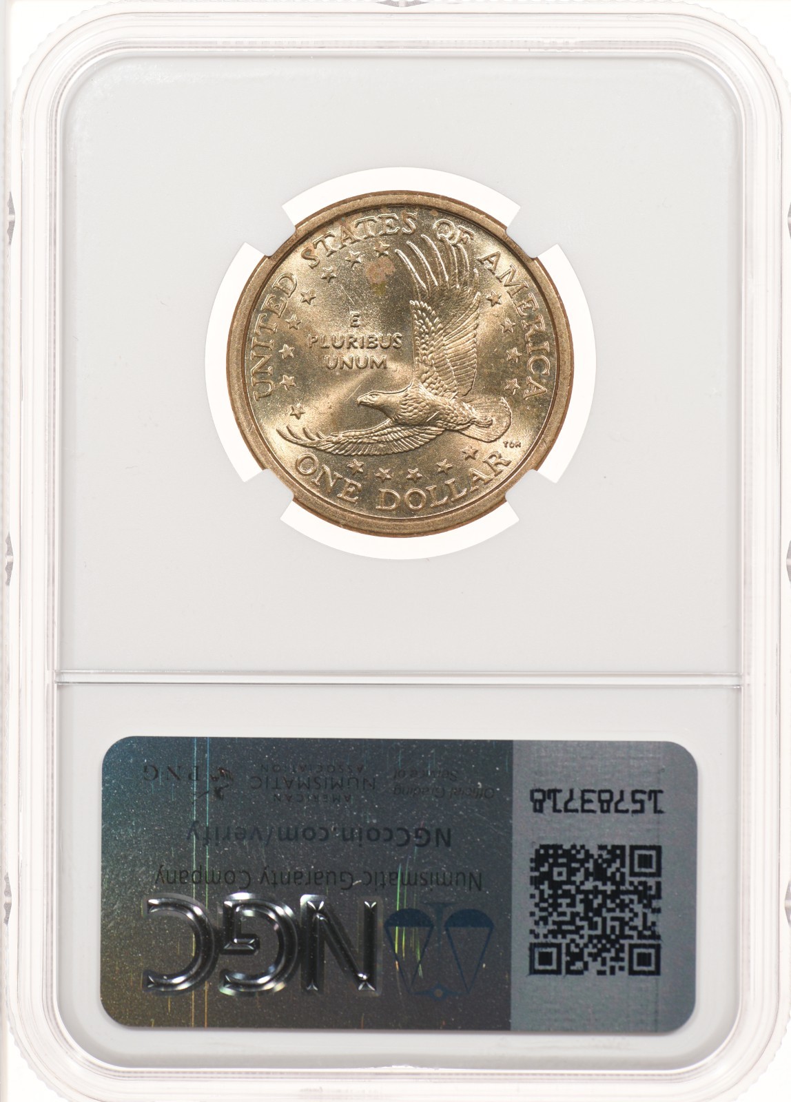 2000-P SAC$1 NGC MS64 Speared Eagle FS-901 Sacagawea Dollar Wounded Variety