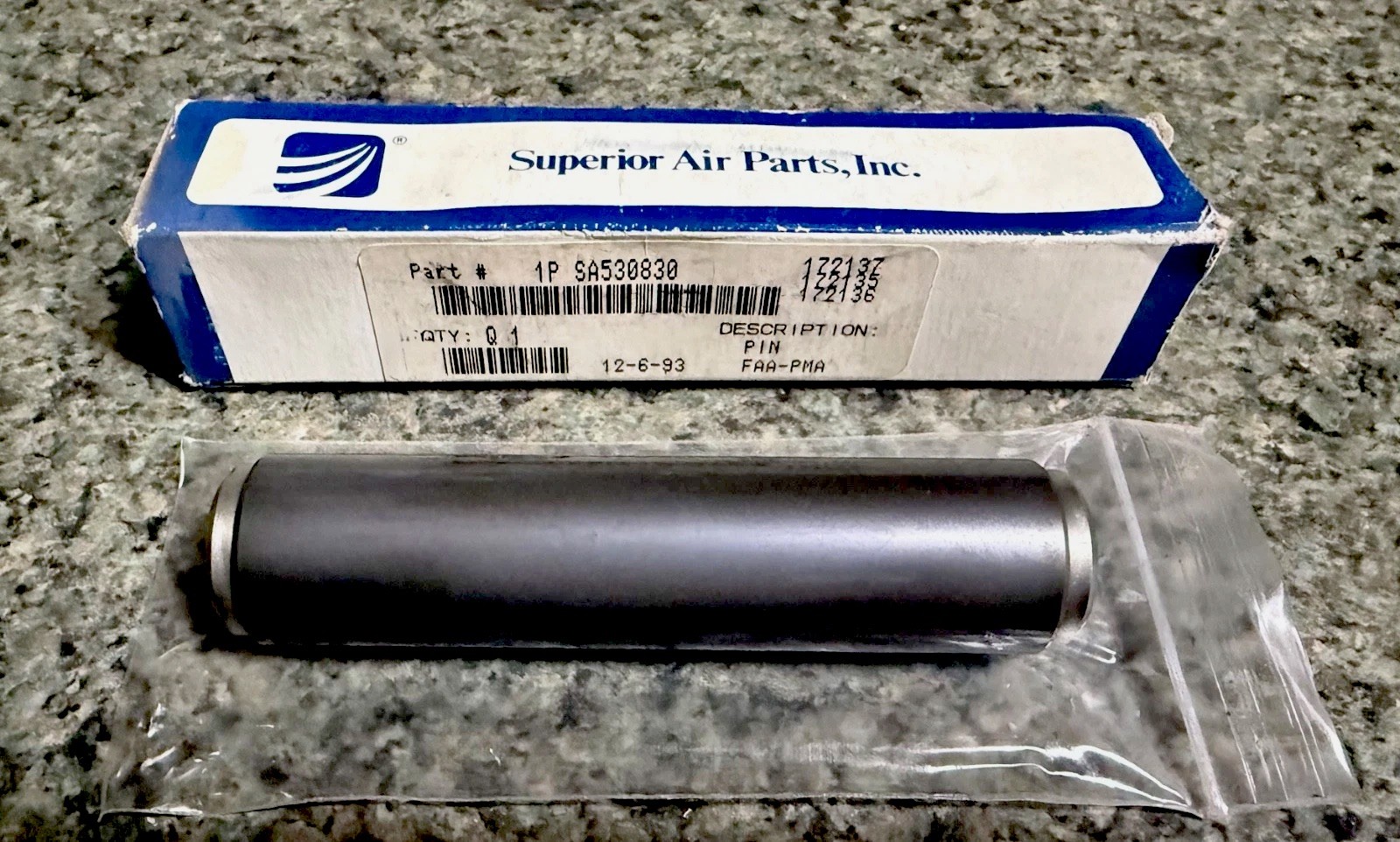 Superior Air Parts Piston Pin P/N: SA530830