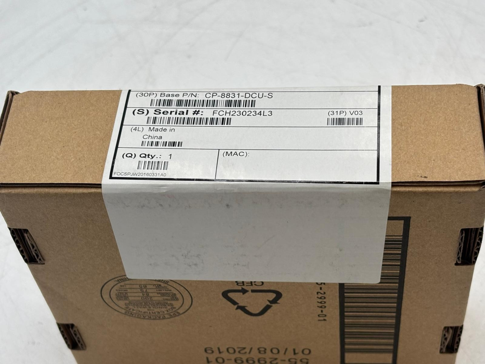 NEW Genuine Cisco CP-8831-DCU-S Display Control Unit DCU