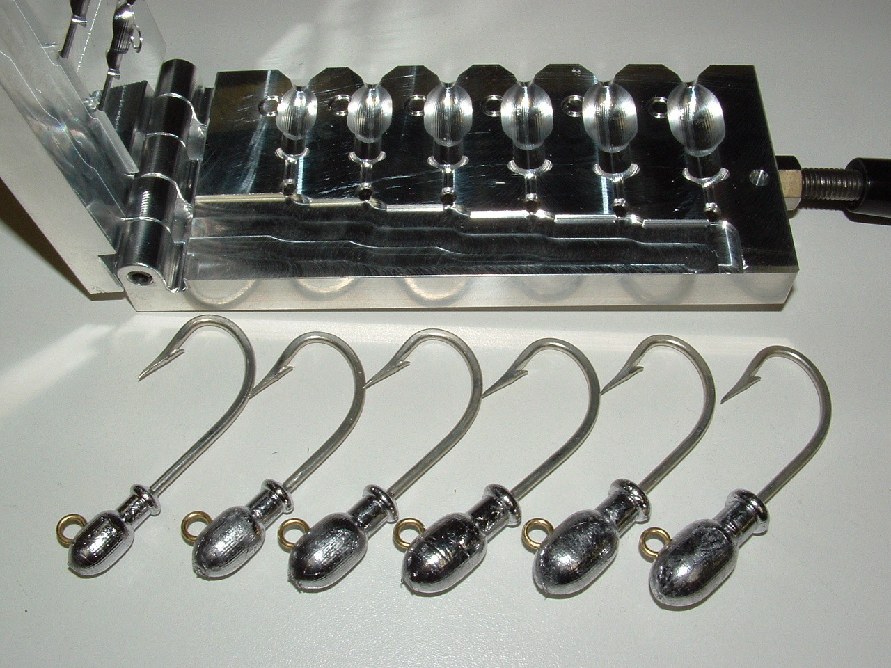 Saltwater Bullet Jig -2 mold 3/4,1,1.25,1.5,1.75,2oz 3407 2x strong CNC Rockfish