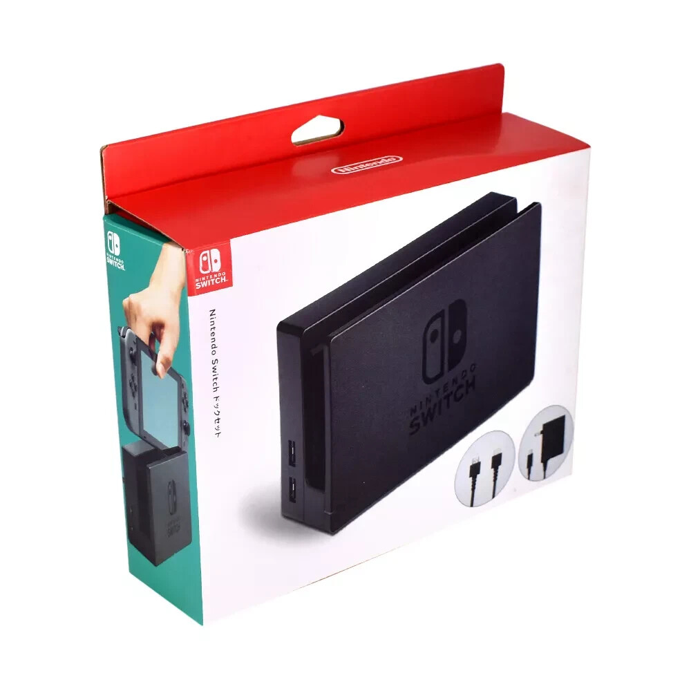 Original Nintendo Switch Charging Dock+AC Adapter Power Cable+HDMI CABLE Set TV