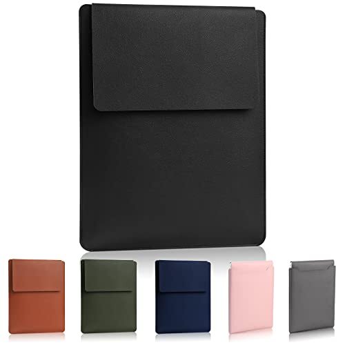 13.3-14" Laptop Sleeve, Padded Laptop Case, Thin Portable Versatile black