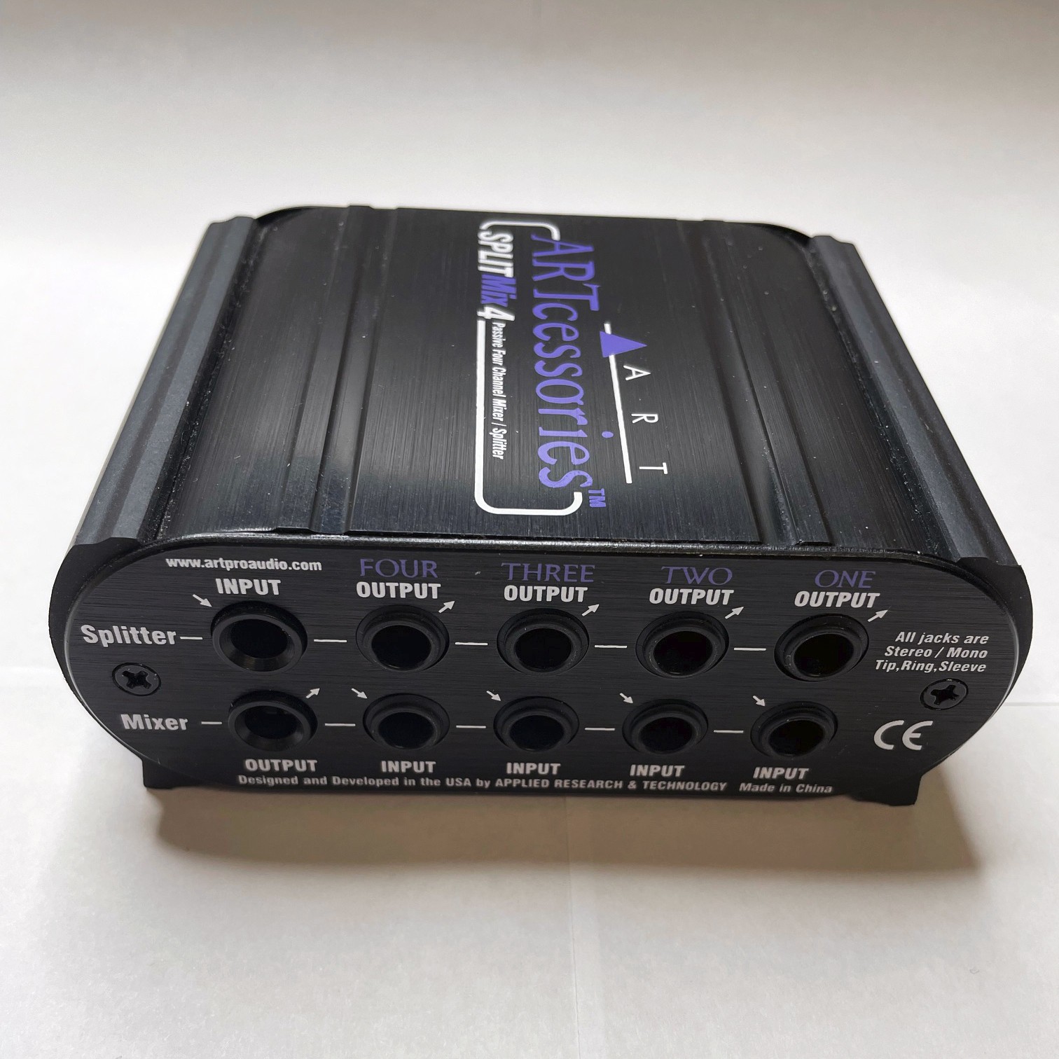 ART SPLITMix4 Passive Four Channel Passive Splitter/Mixer