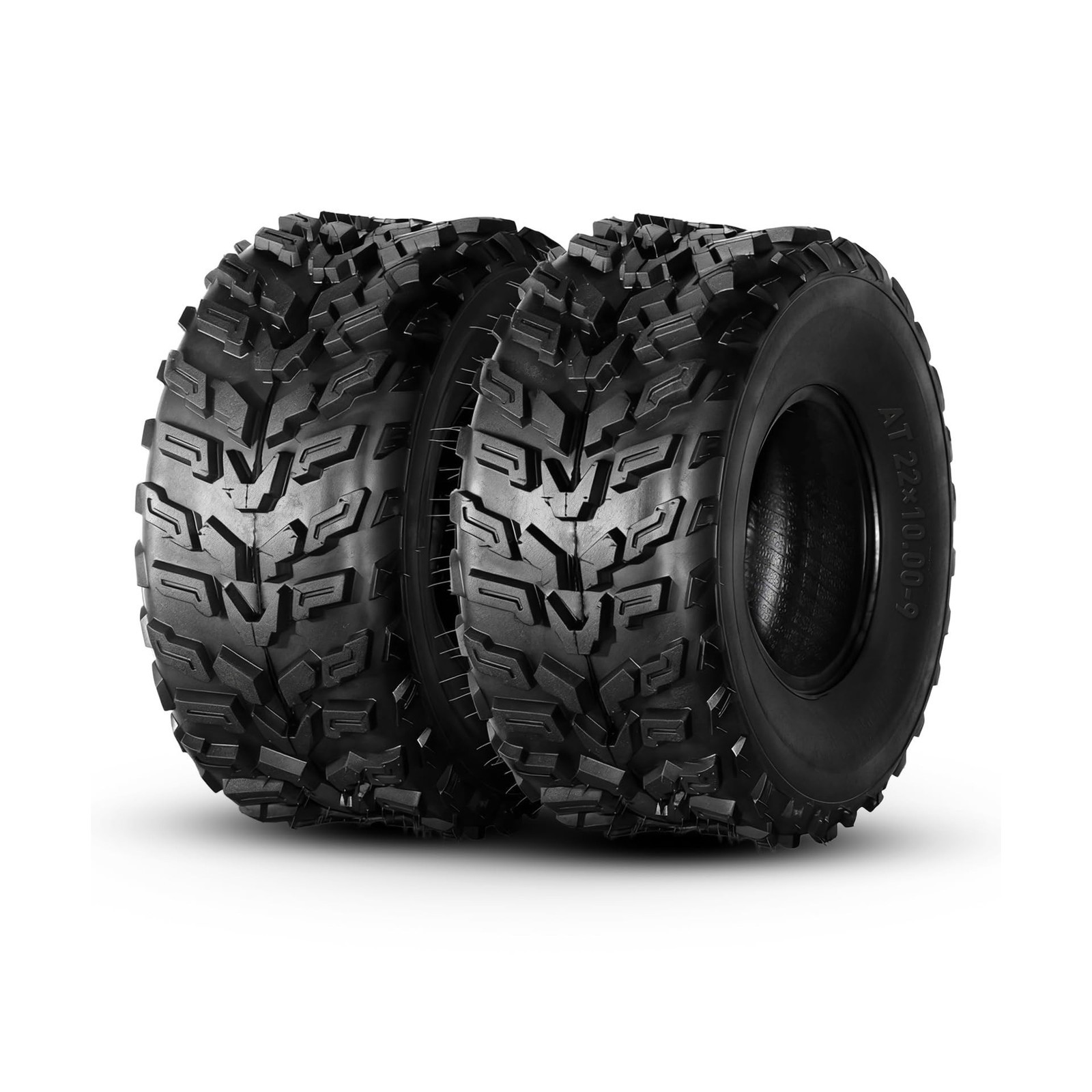 PROPARTS Set of 2 22x10-9 ATV UTV Tires 22x10x9 6PR Off-road Quad Tires Compa...