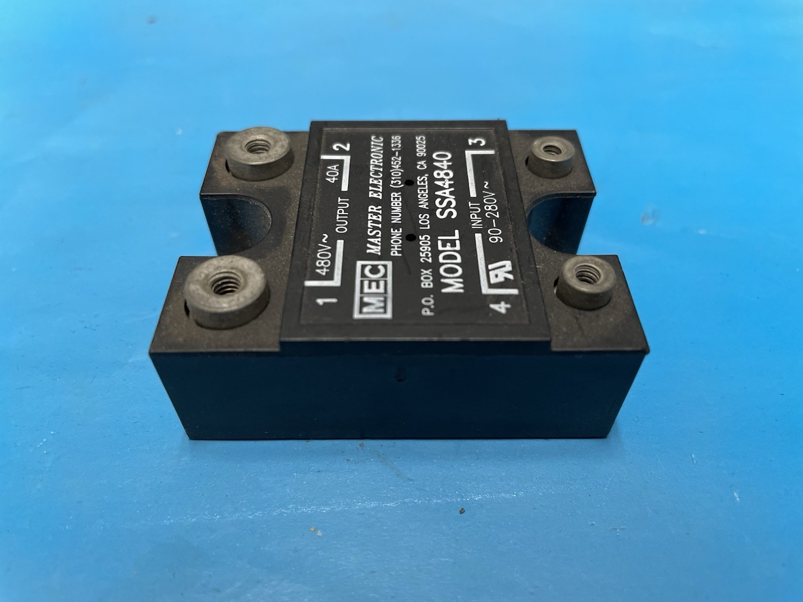 Master Electronic Solid State Relay Model SSA4840