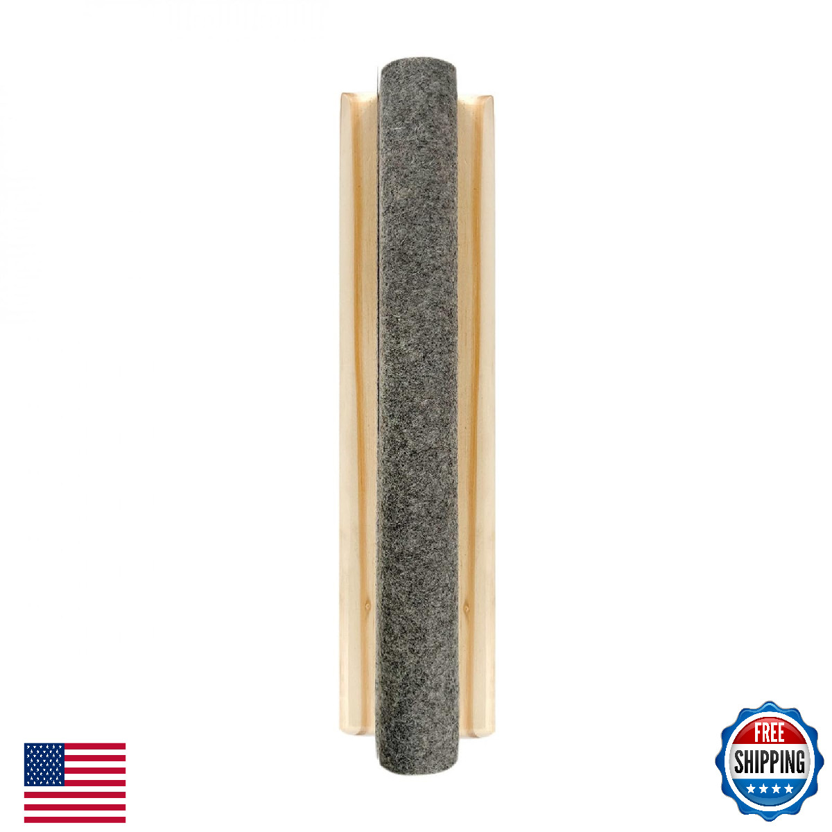Gypsy Quilter 12" Wool Pressing Bar & Clapper - Seam Pressing Tool