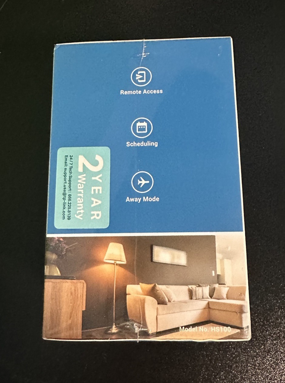 TP-Link HS100 Wi-Fi Smart Plug Kit - SEALED