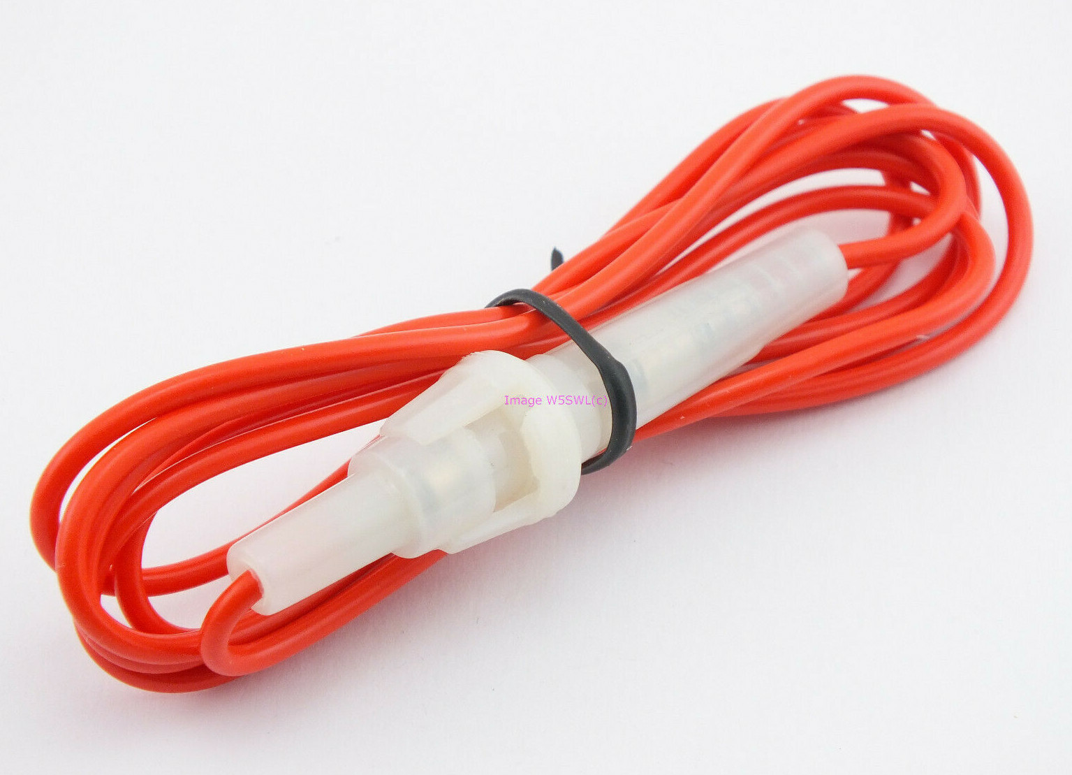 20 AWG 46" Power Lead with Fuse Holder and 2-Amp Fuse for CB Ham Radio Projects