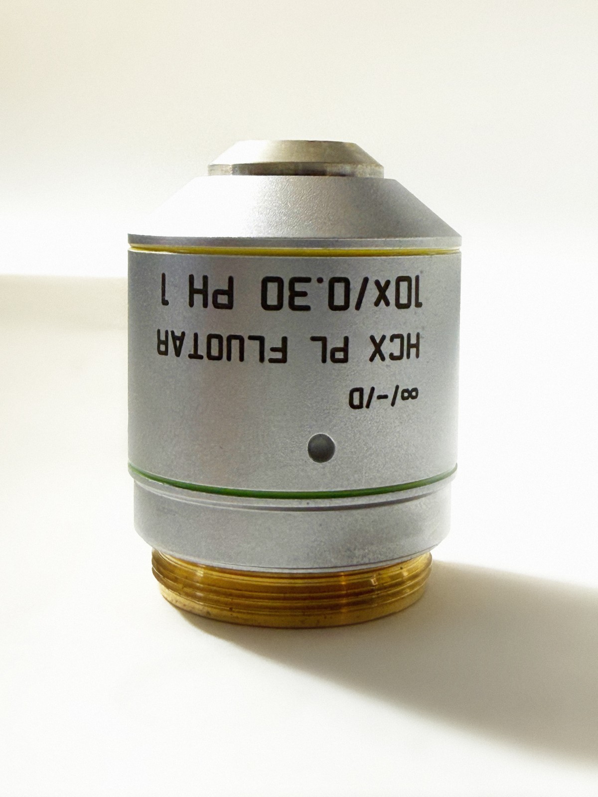 Leica 506507 HCX PL FLUOTAR 10x / 0.30 PH1 Infinity Microscope Objective Lens