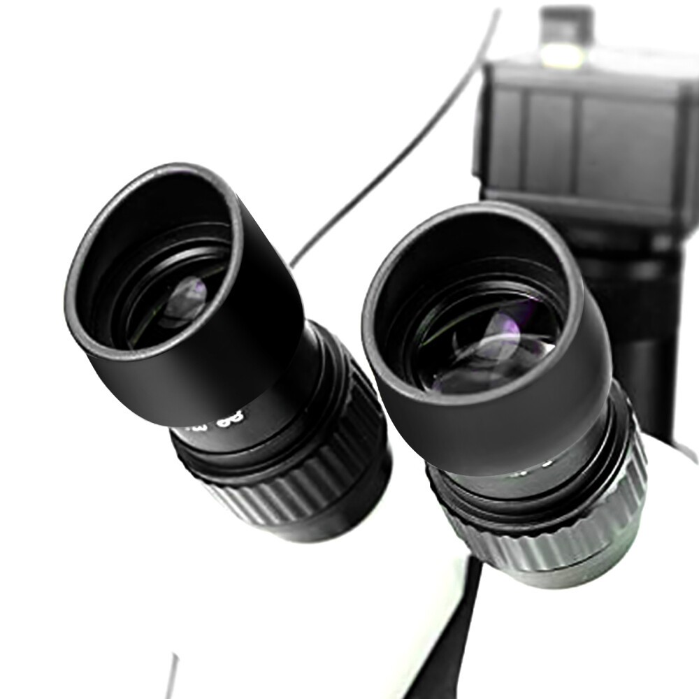 2 Pcs Eye Guards Cups Cover Microscope Rubber Eyepiece